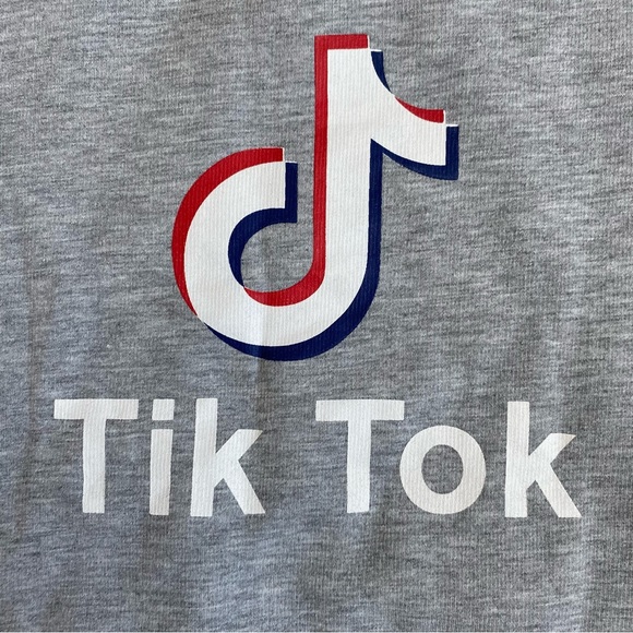 Tik Tok Childrens Gray Sweatshirt - Picture 3 of 8